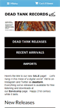 Mobile Screenshot of deadtankrecords.com